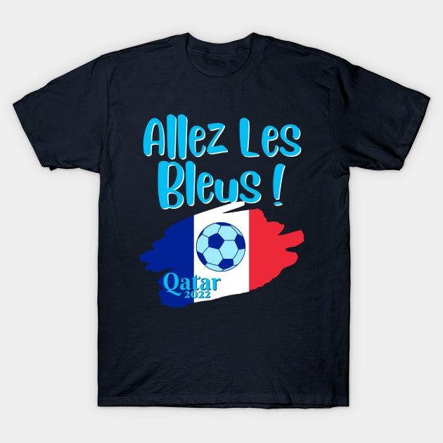 France Qatar World Cup 2022 T-Shirt by Ashley-Bee